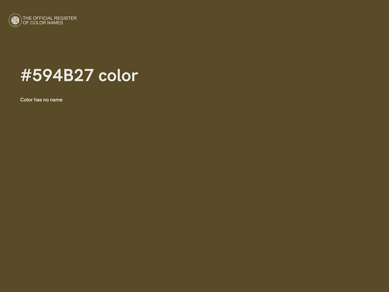 #594B27 color image