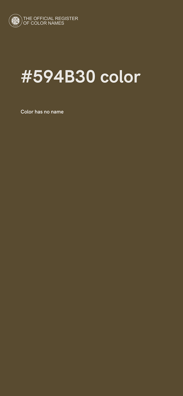 #594B30 color image
