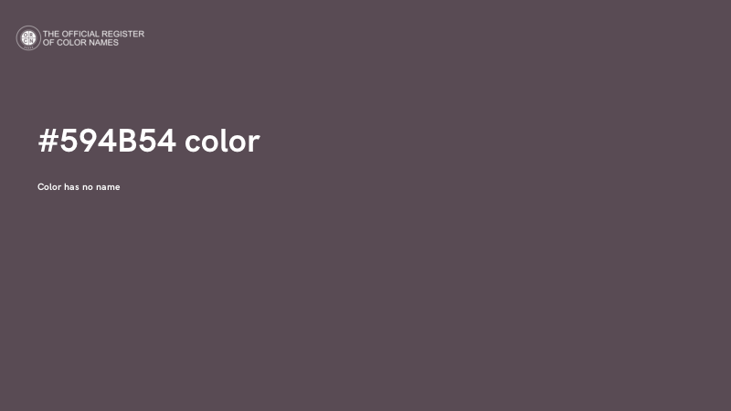 #594B54 color image