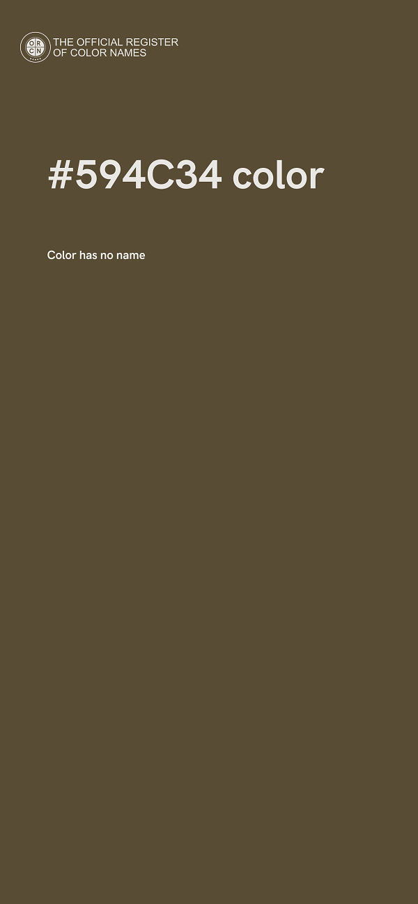 #594C34 color image