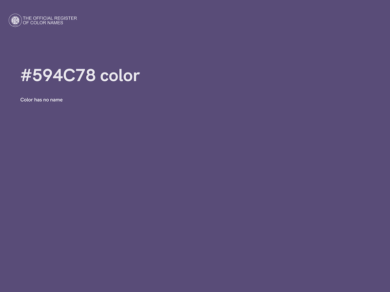 #594C78 color image