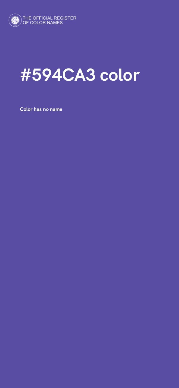 #594CA3 color image