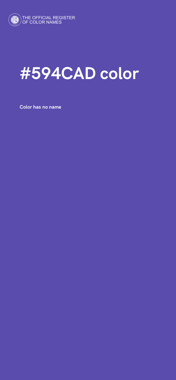 #594CAD color image