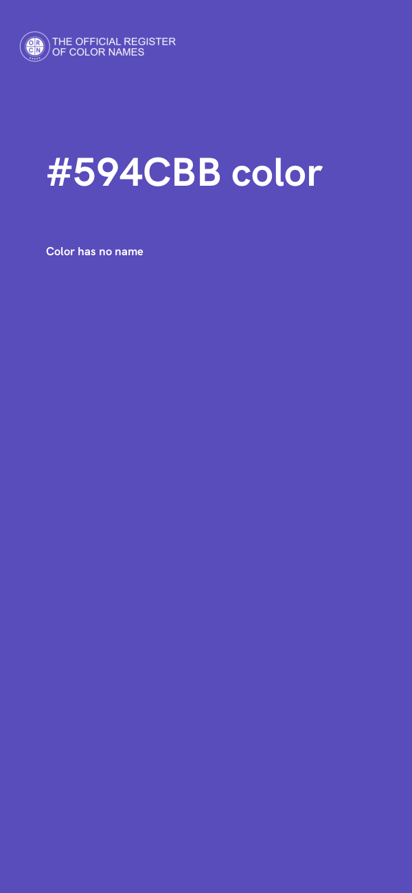 #594CBB color image