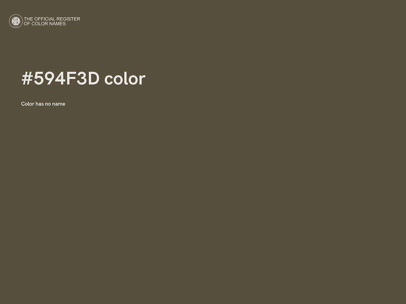 #594F3D color image