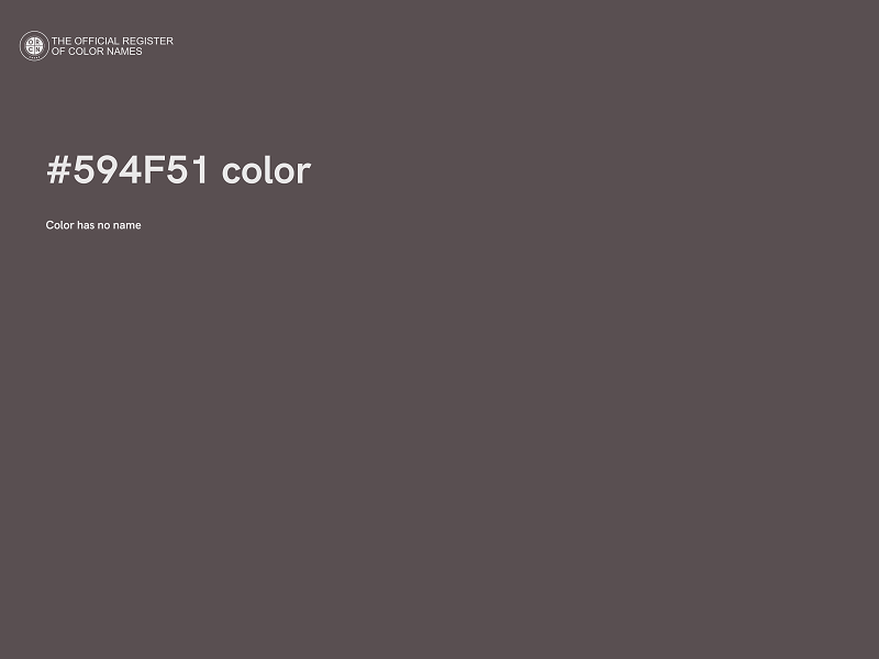 #594F51 color image