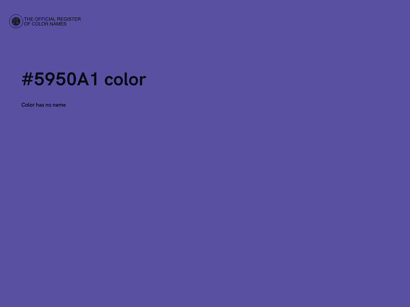 #5950A1 color image