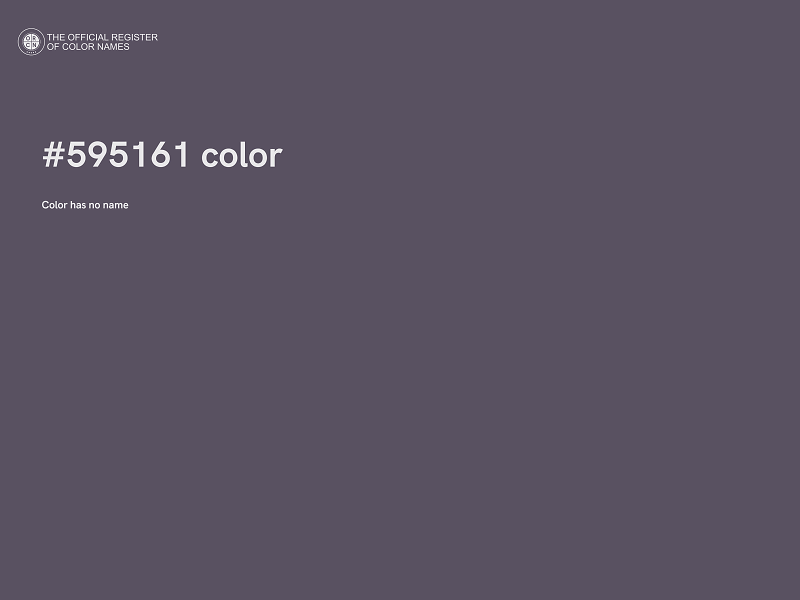 #595161 color image