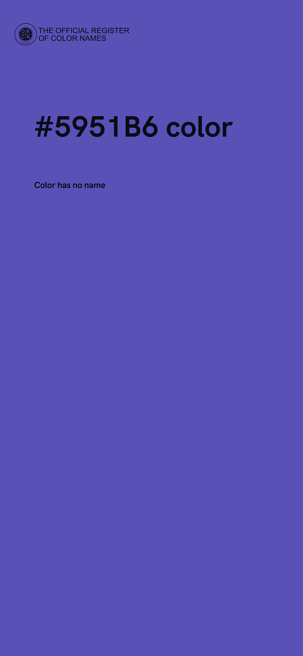 #5951B6 color image