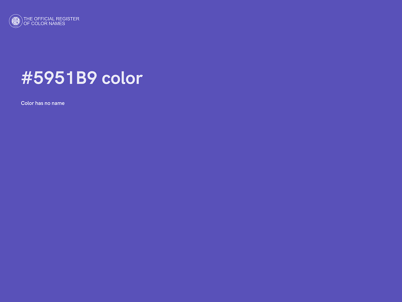 #5951B9 color image