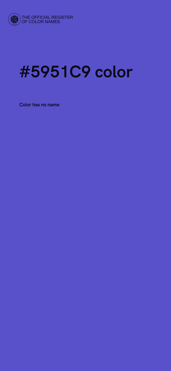 #5951C9 color image