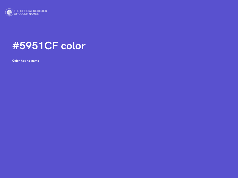 #5951CF color image
