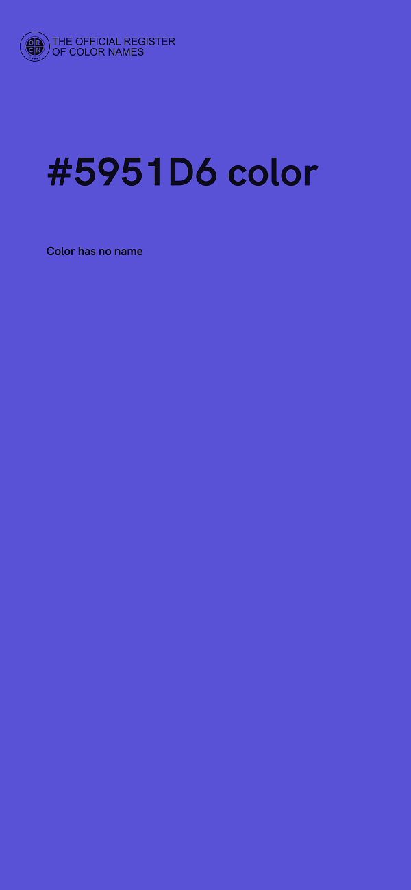 #5951D6 color image