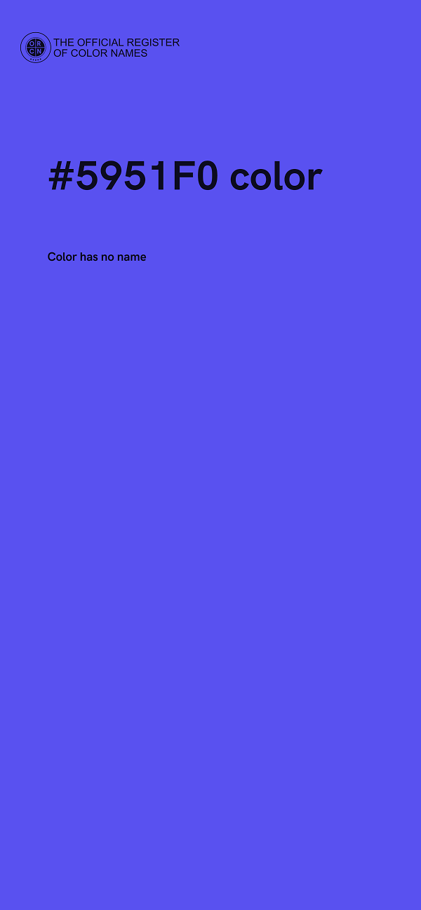 #5951F0 color image