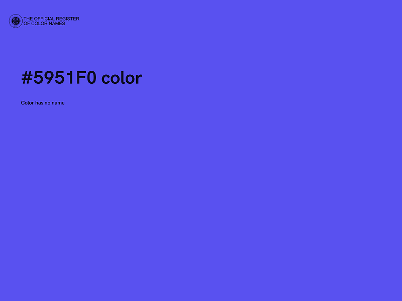 #5951F0 color image