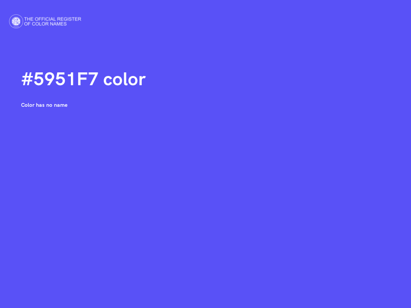 #5951F7 color image