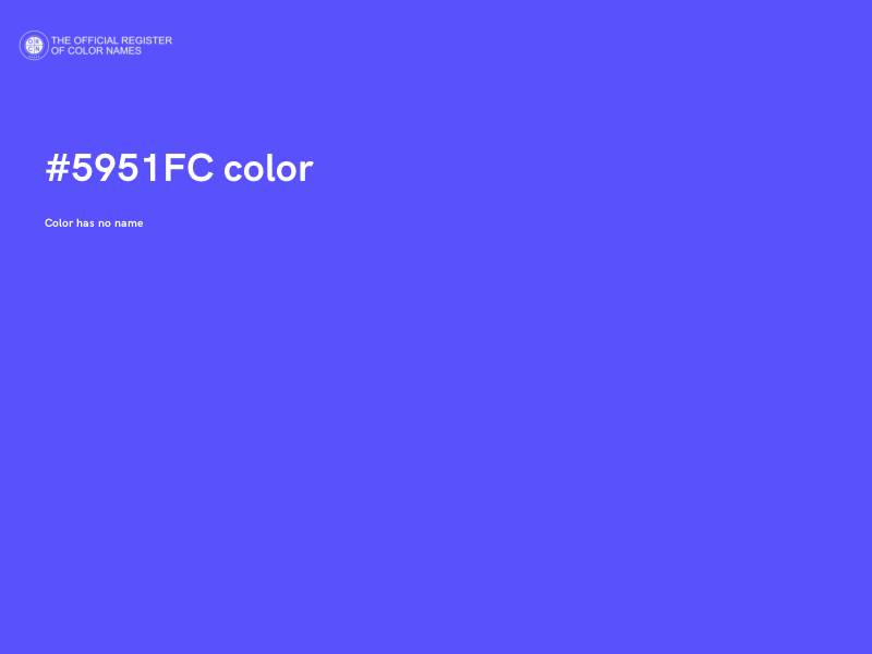 #5951FC color image