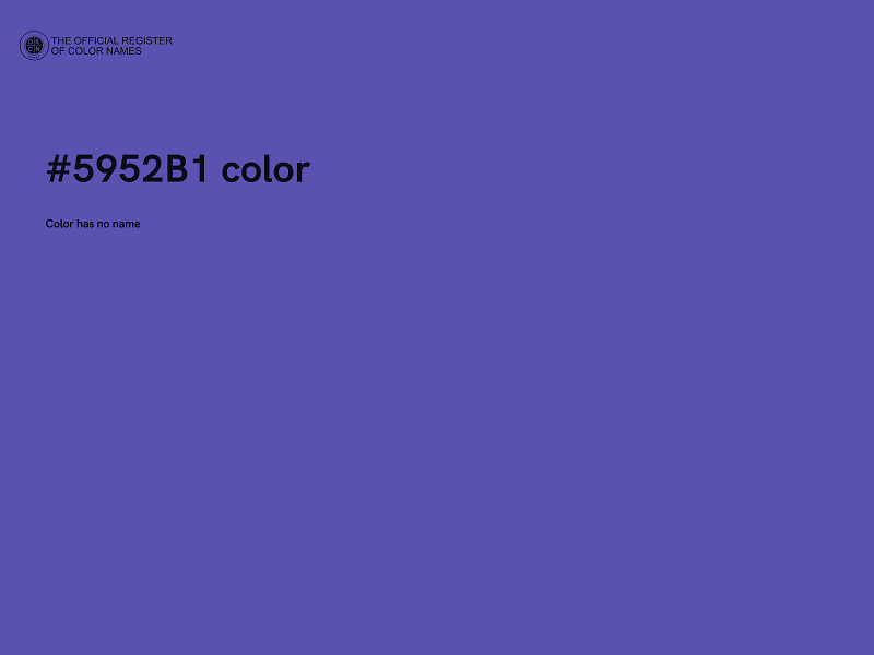 #5952B1 color image