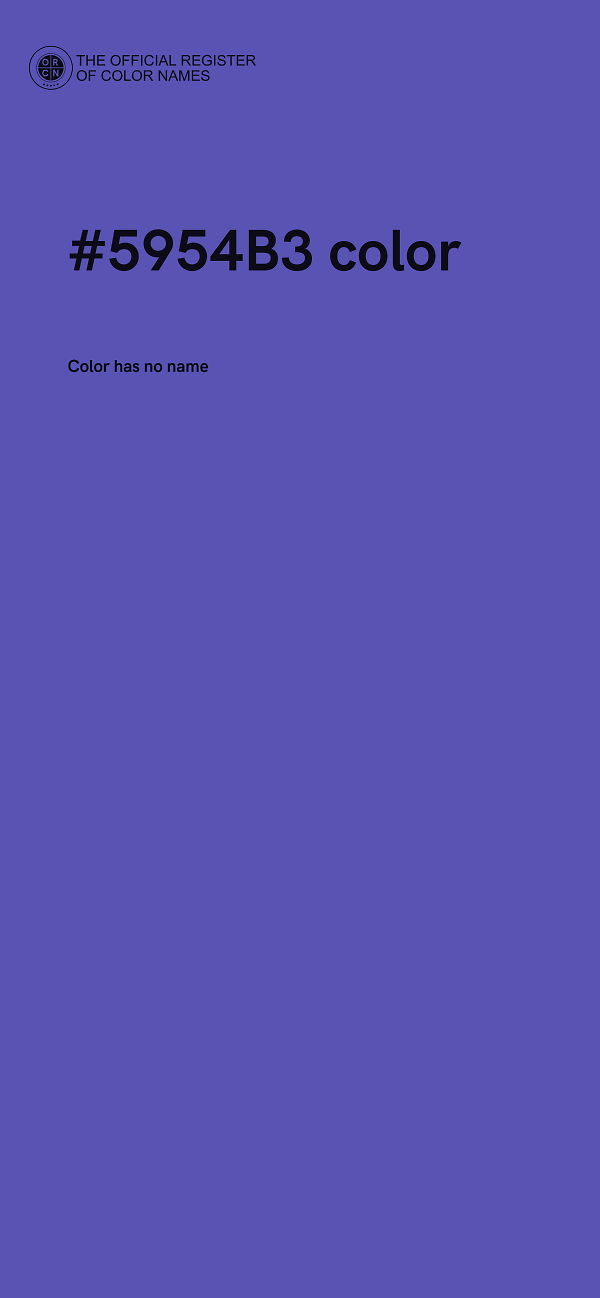 #5954B3 color image