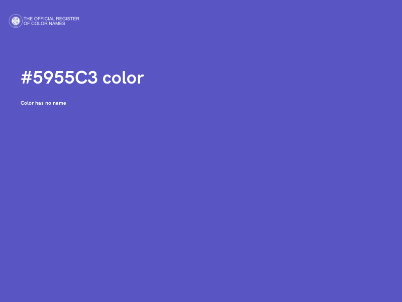 #5955C3 color image