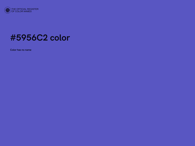 #5956C2 color image
