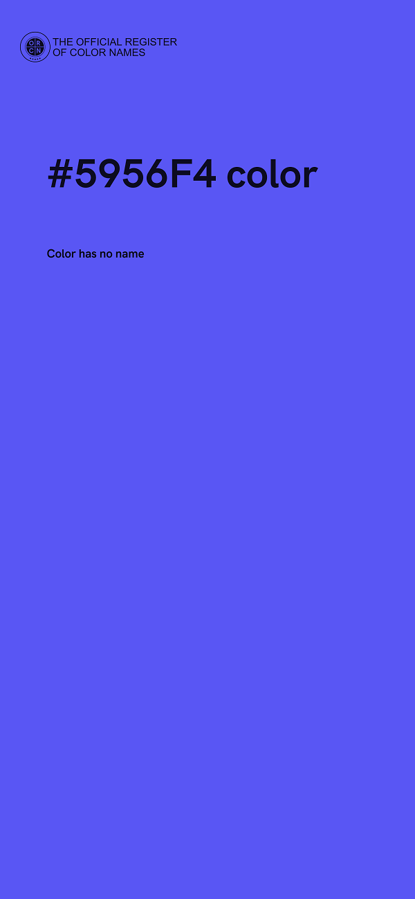 #5956F4 color image