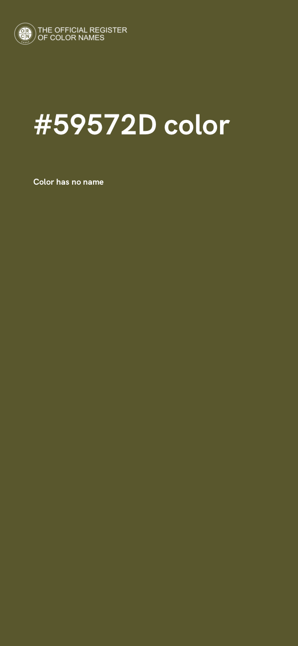 #59572D color image