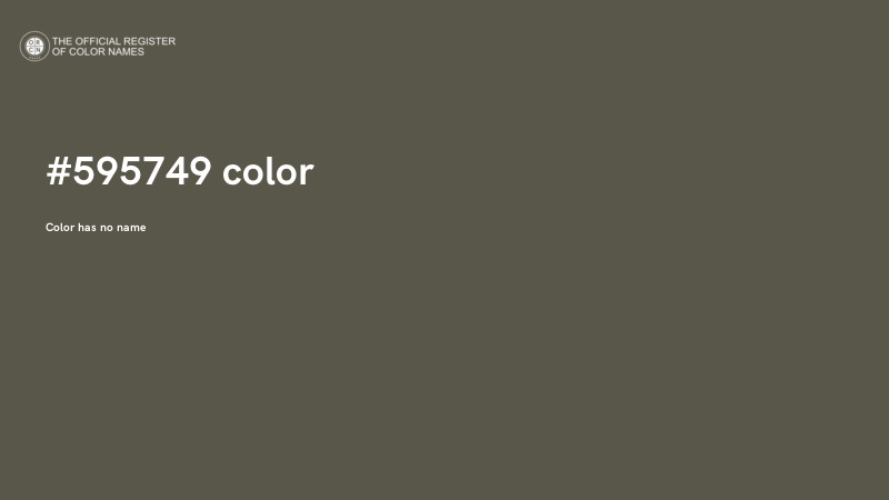 #595749 color image