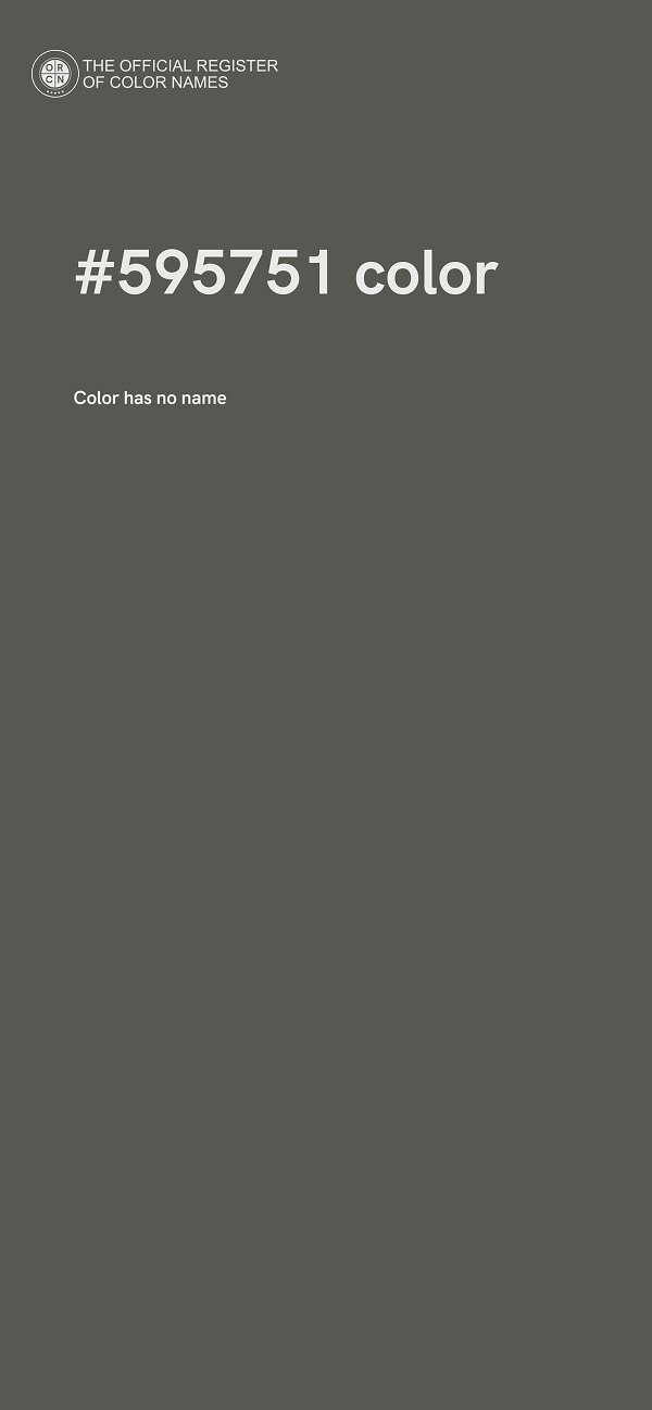 #595751 color image