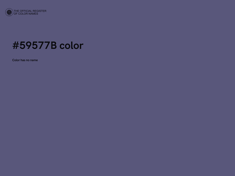 #59577B color image