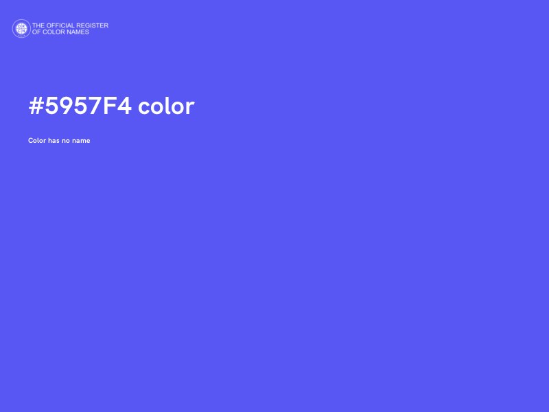 #5957F4 color image