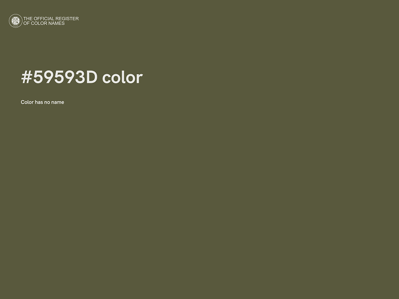 #59593D color image