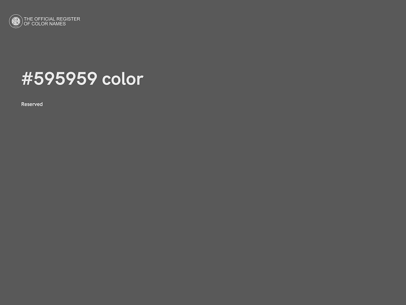 #595959 color image