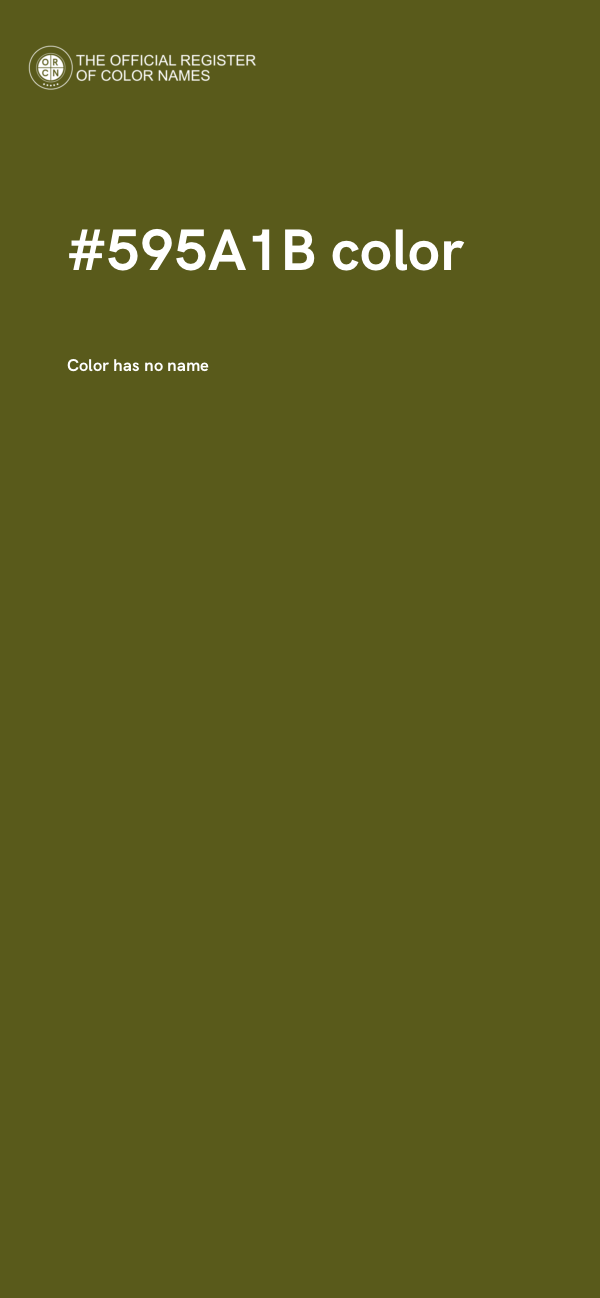 #595A1B color image