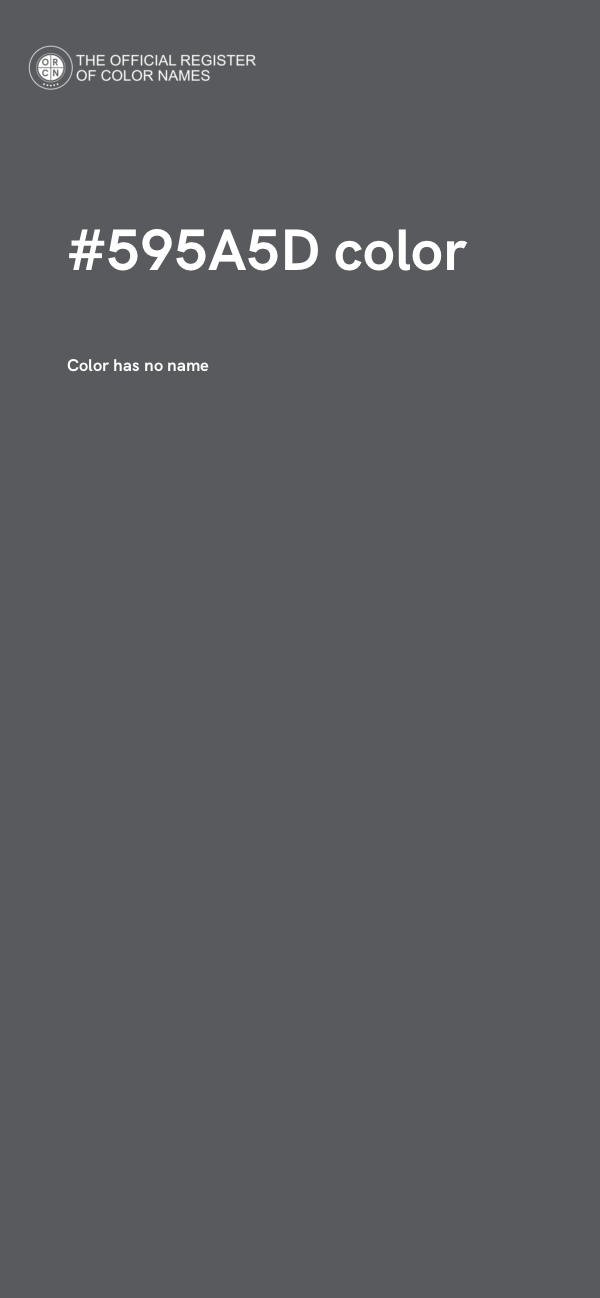 #595A5D color image