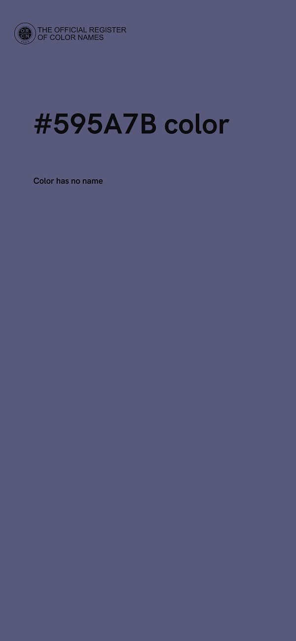#595A7B color image