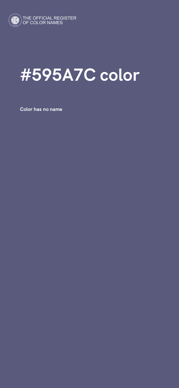 #595A7C color image