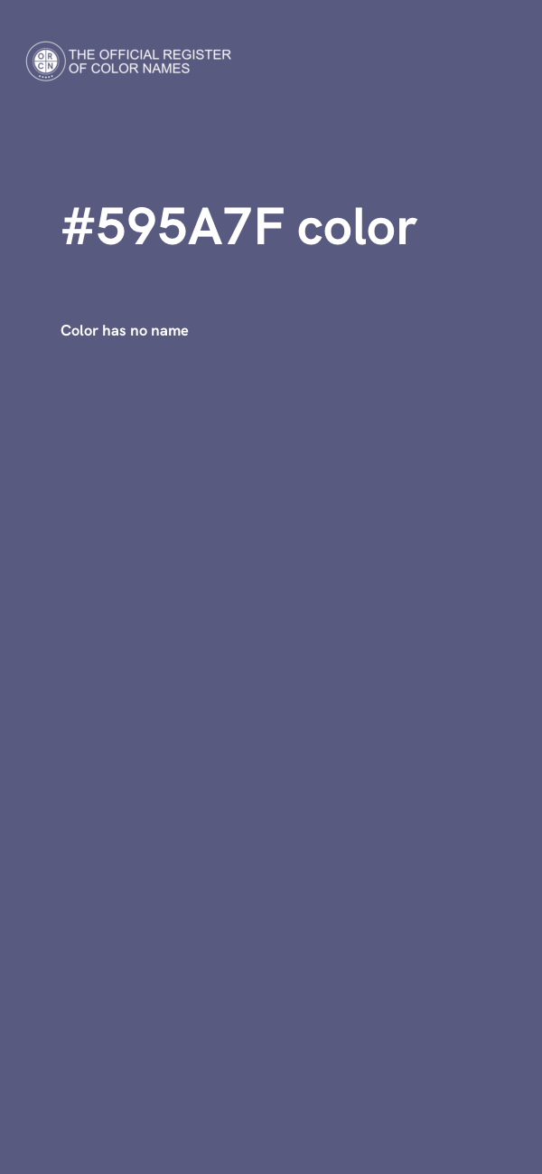 #595A7F color image