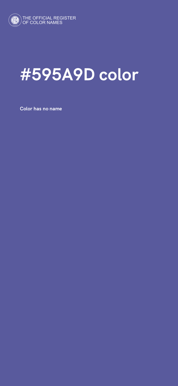 #595A9D color image
