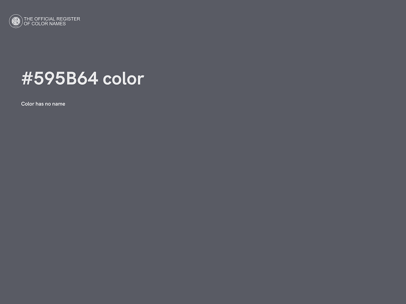 #595B64 color image