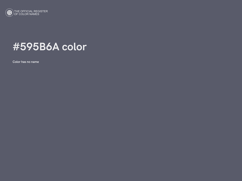 #595B6A color image