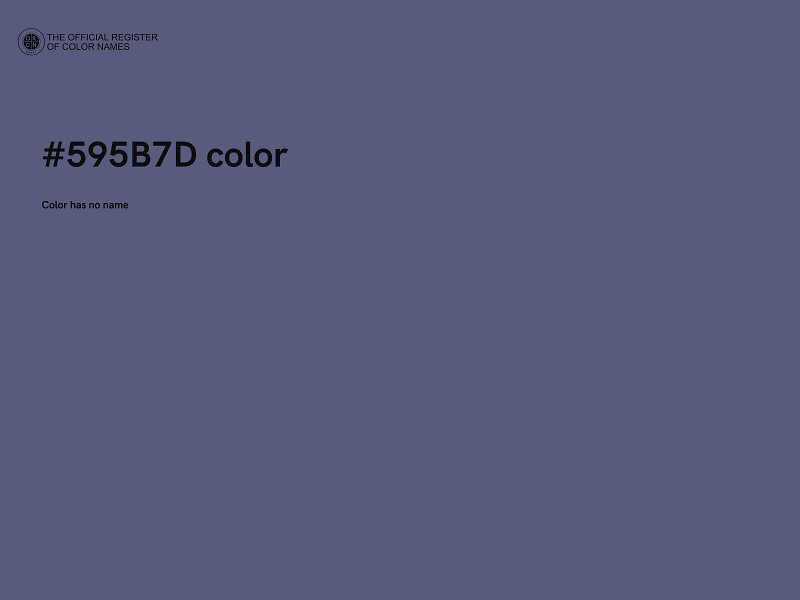 #595B7D color image