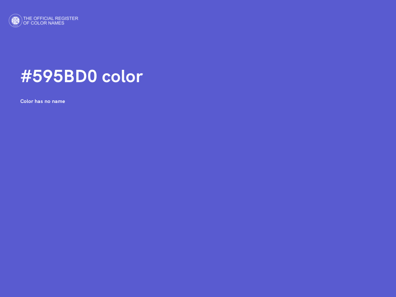#595BD0 color image