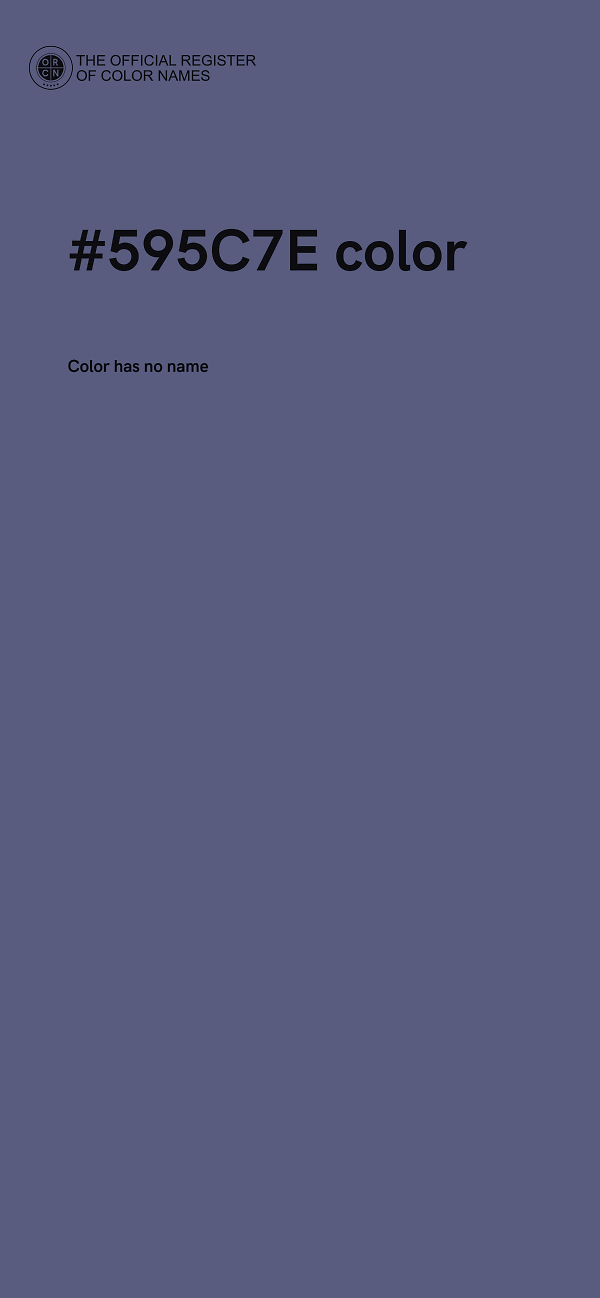 #595C7E color image