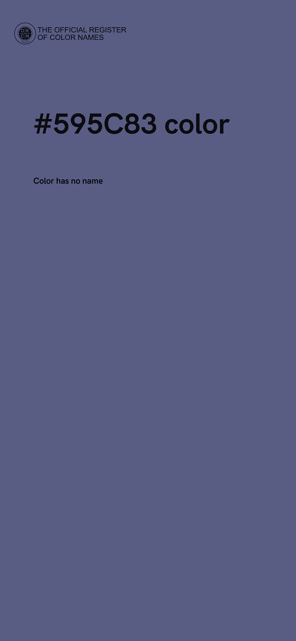 #595C83 color image