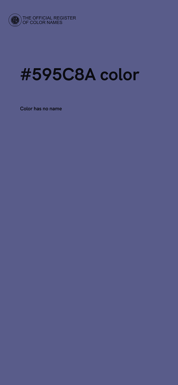 #595C8A color image