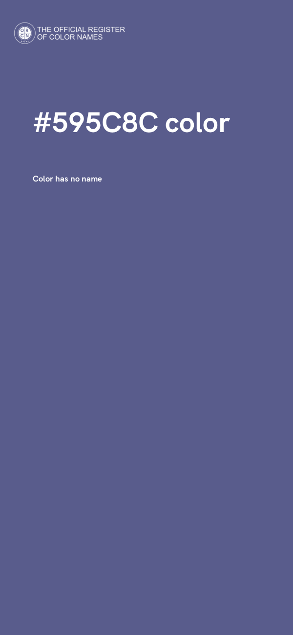 #595C8C color image