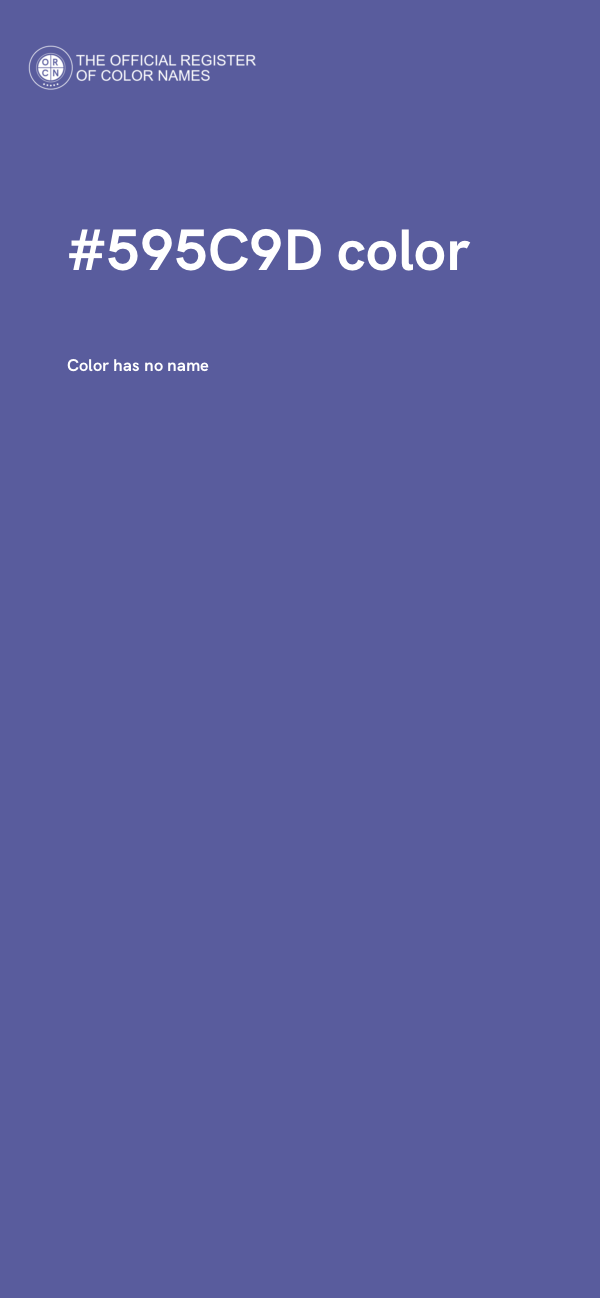 #595C9D color image