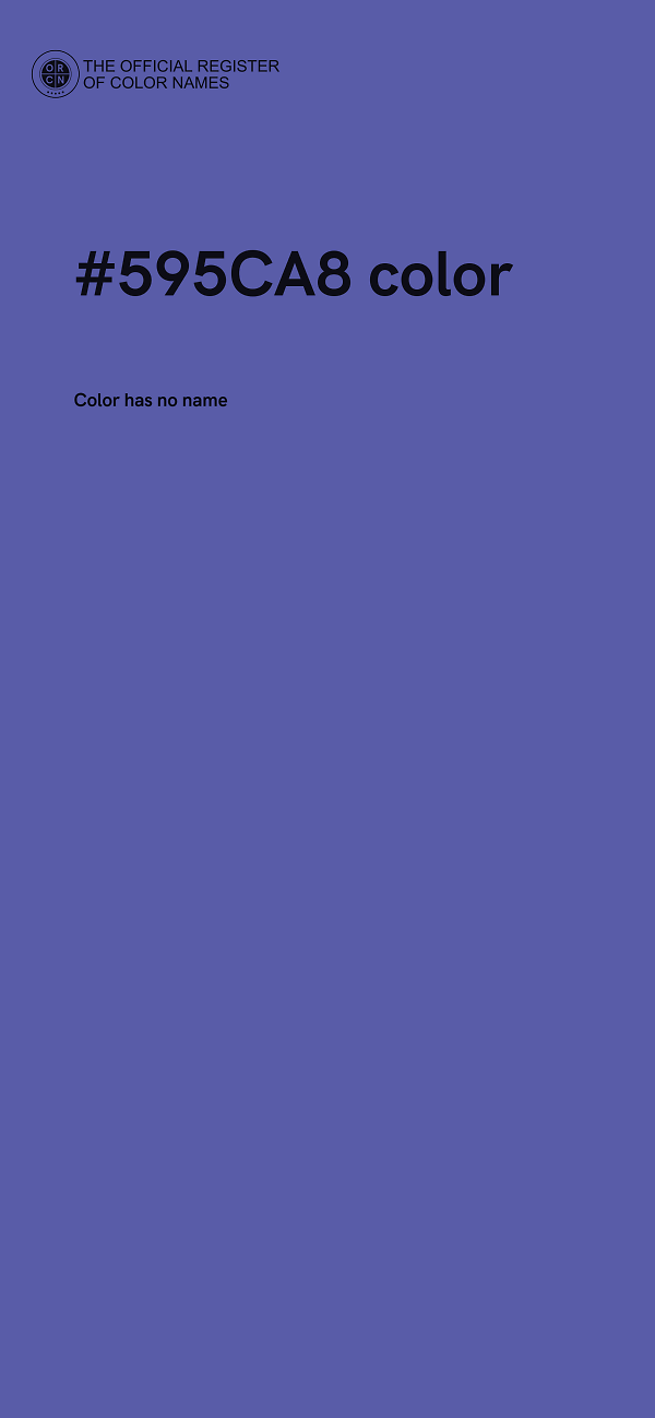 #595CA8 color image