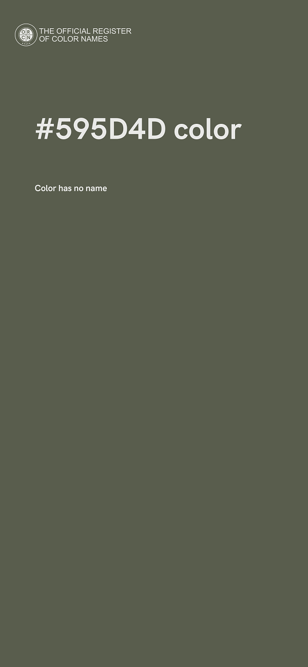#595D4D color image